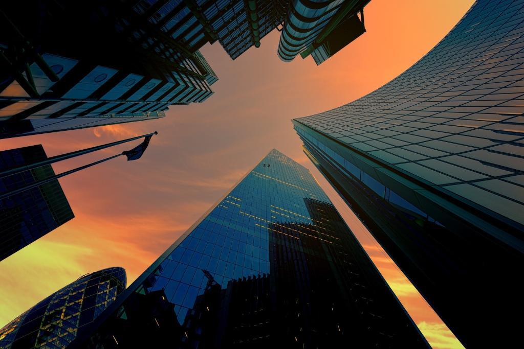 Office towers in the City of London, where Cortec IT provides managed IT support